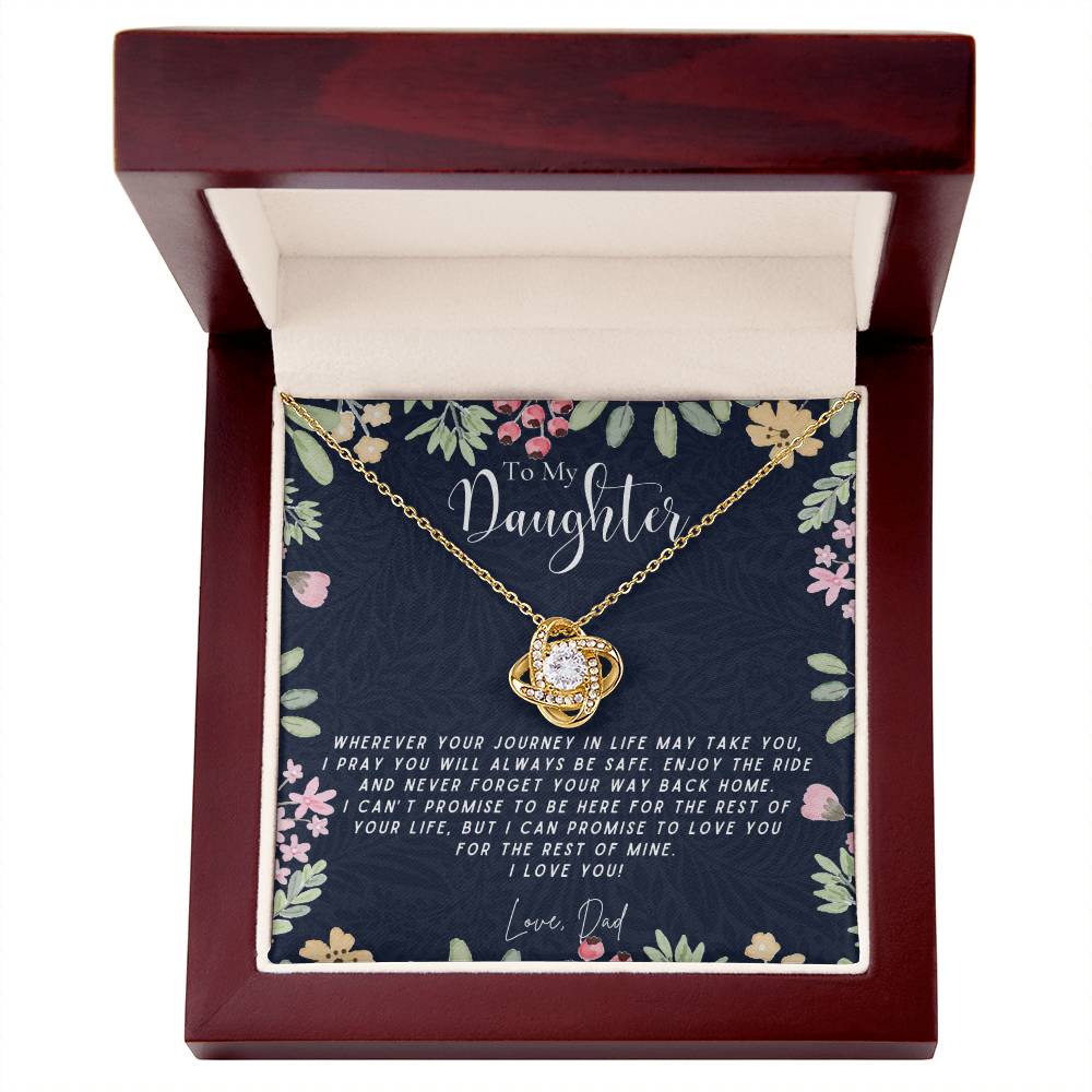 Daughter Mother's Day Gift | to My Daughter Necklace From Dad | Grown Up Daughter Gift From Dad | Gift for Daughter From Dad | Daughters Birthday Gift