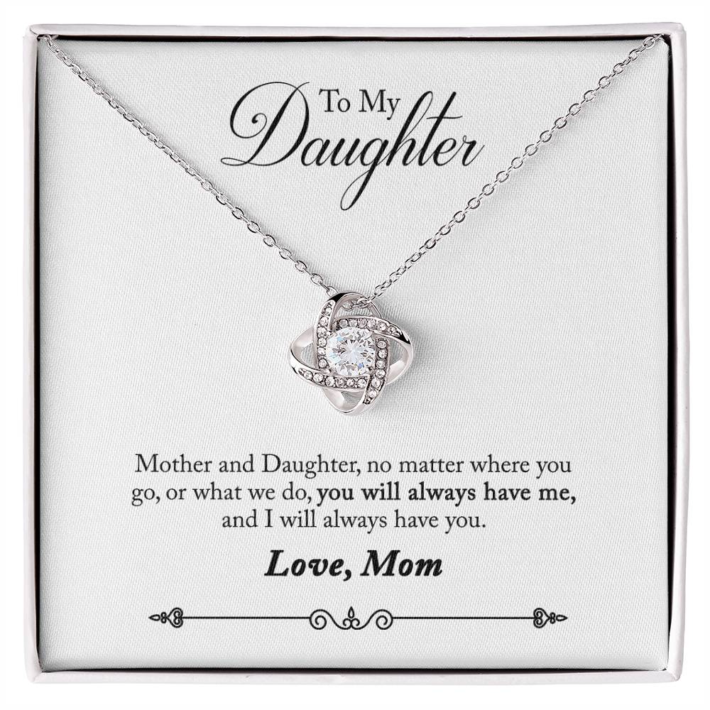 Love Knot Necklace - for Daughter