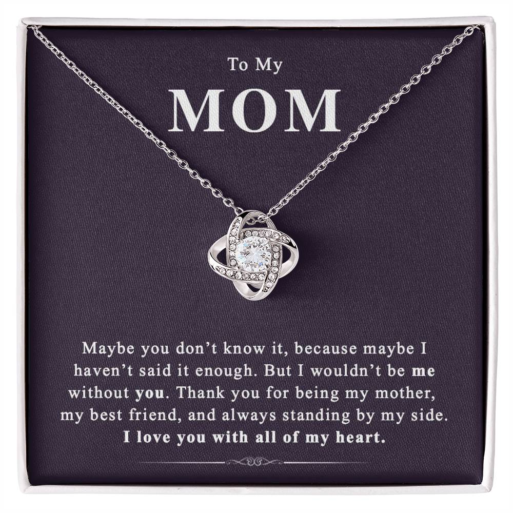 (Almost Sold Out) to My Mom - Love Knot Necklace - Perfect Gift for Mothers Day