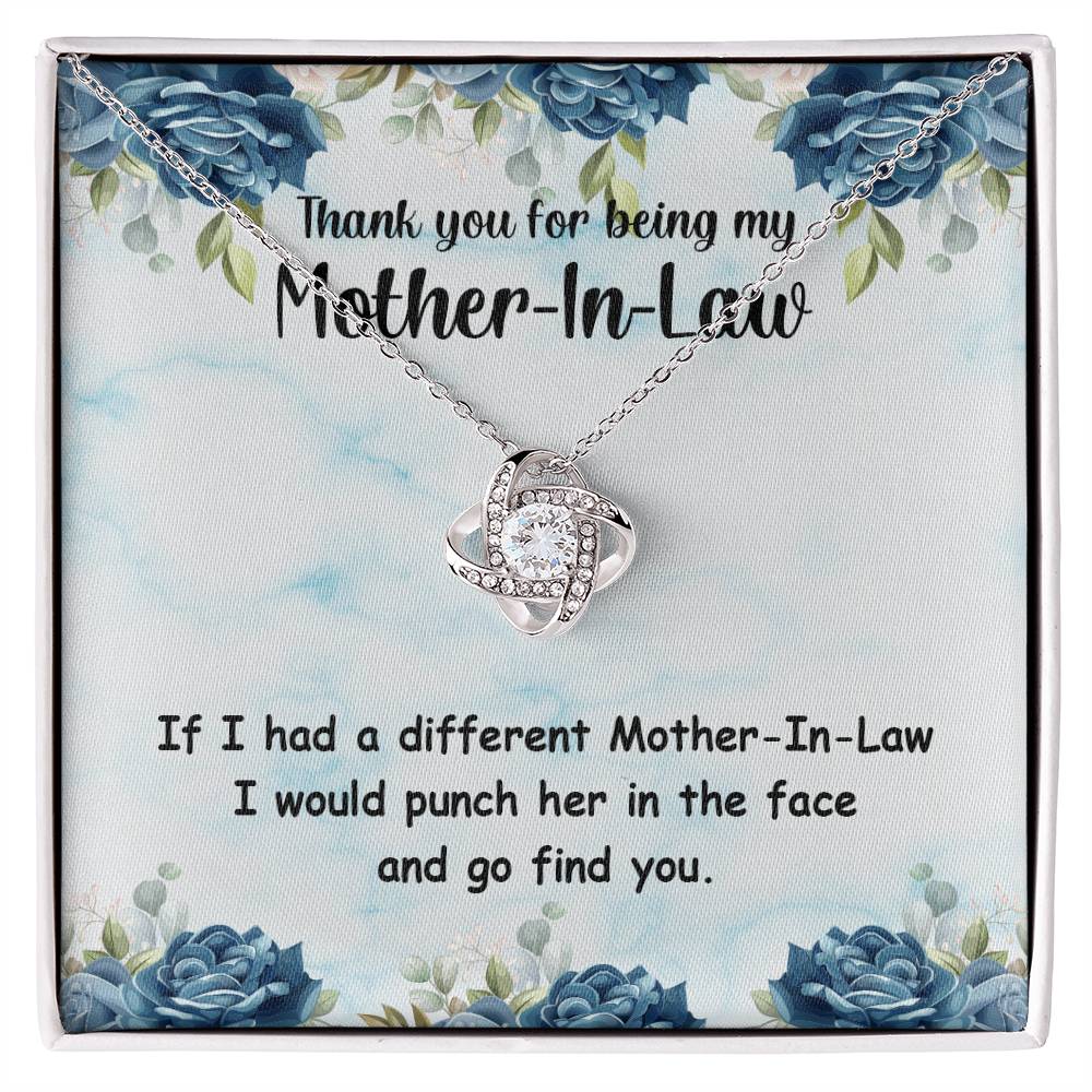 Thank You for Being My Mother-In-Law - Love Knot Necklace