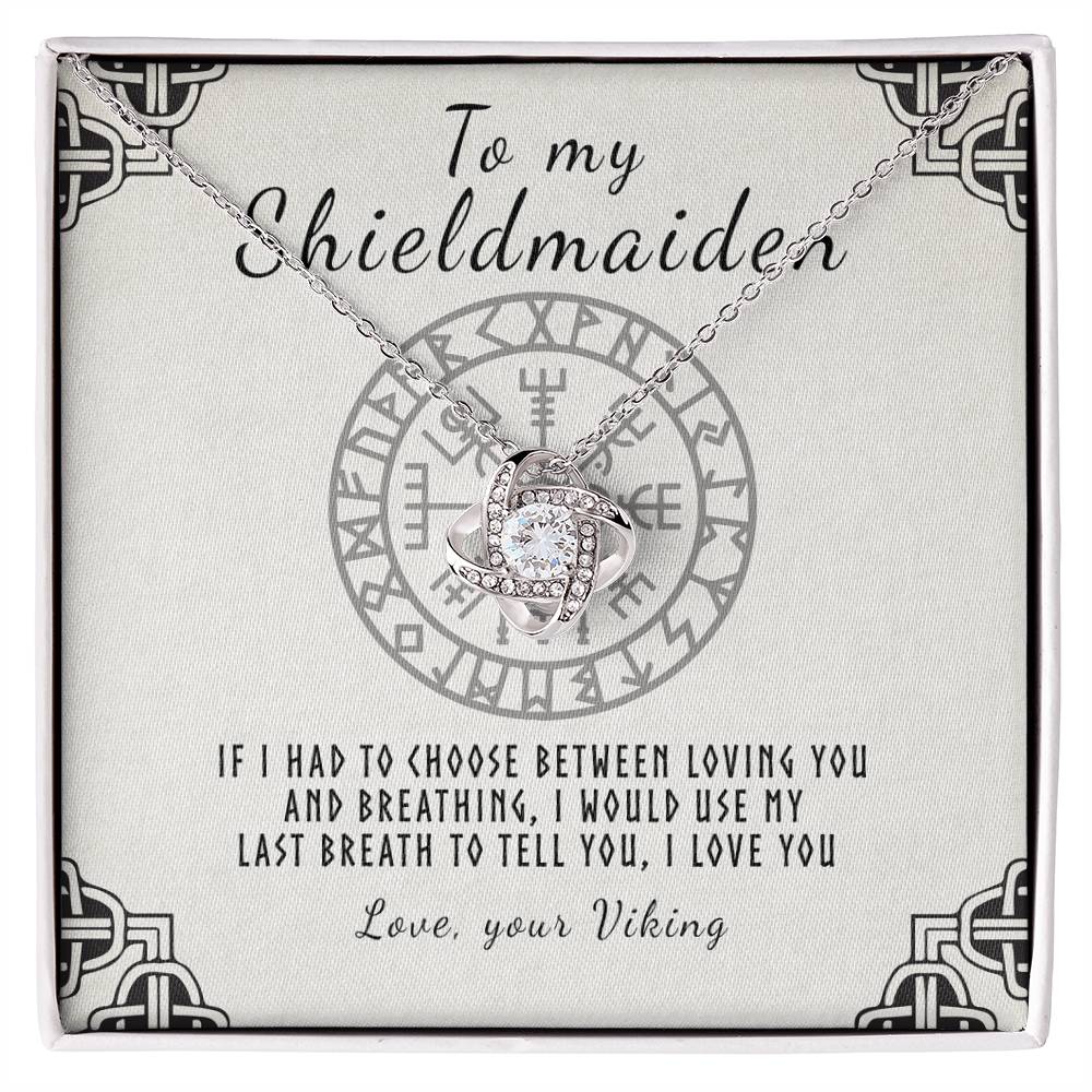 (Almost Gone) to My Shieldmaiden Knot Necklace
