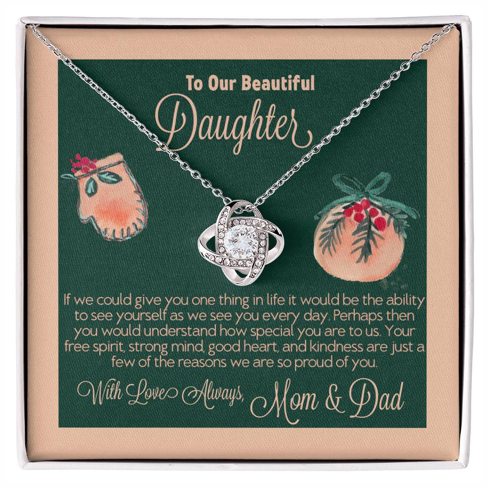 To Our Beautiful Daughter You Are Special Necklace