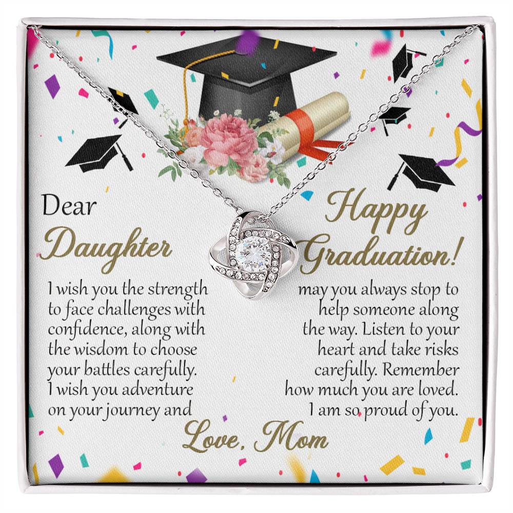 Graduation Gift for Daughter - Love Knot Necklace