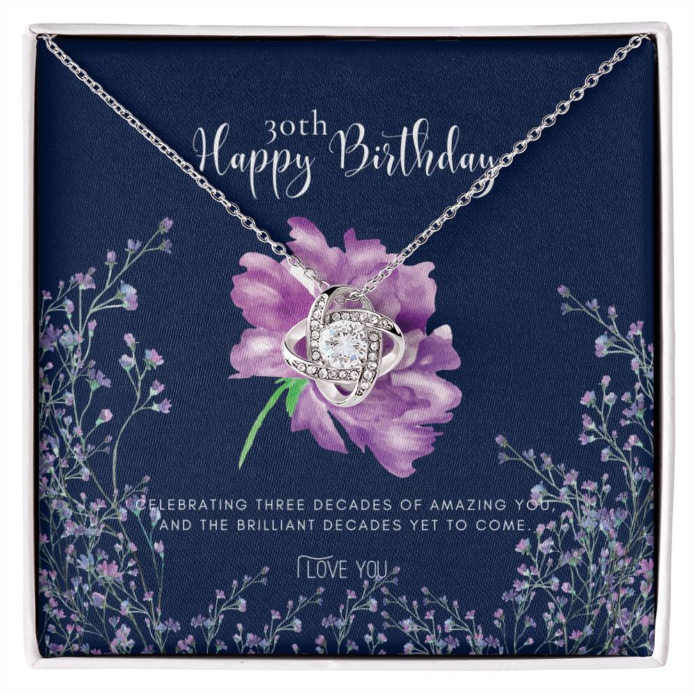 30th Birthday Gifts for Women | Necklace for Her | 3 Decade Jewelry | 30 Years Old | Best Friend Gift | 30th Birthday Gift Necklace | Birthday Gift | Jewelry Gift for Her