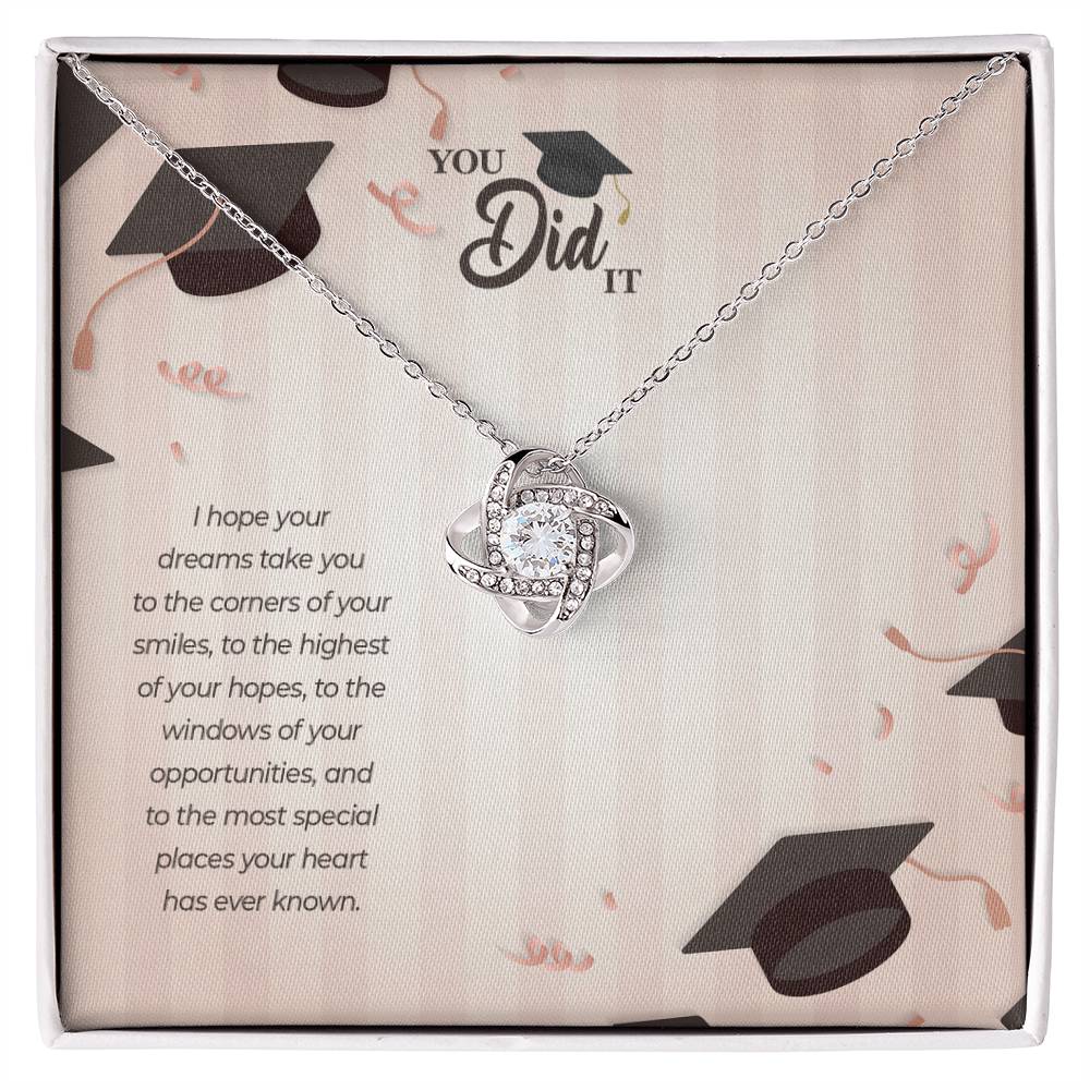 Taking You to Your Dreams - Love Knot Necklace