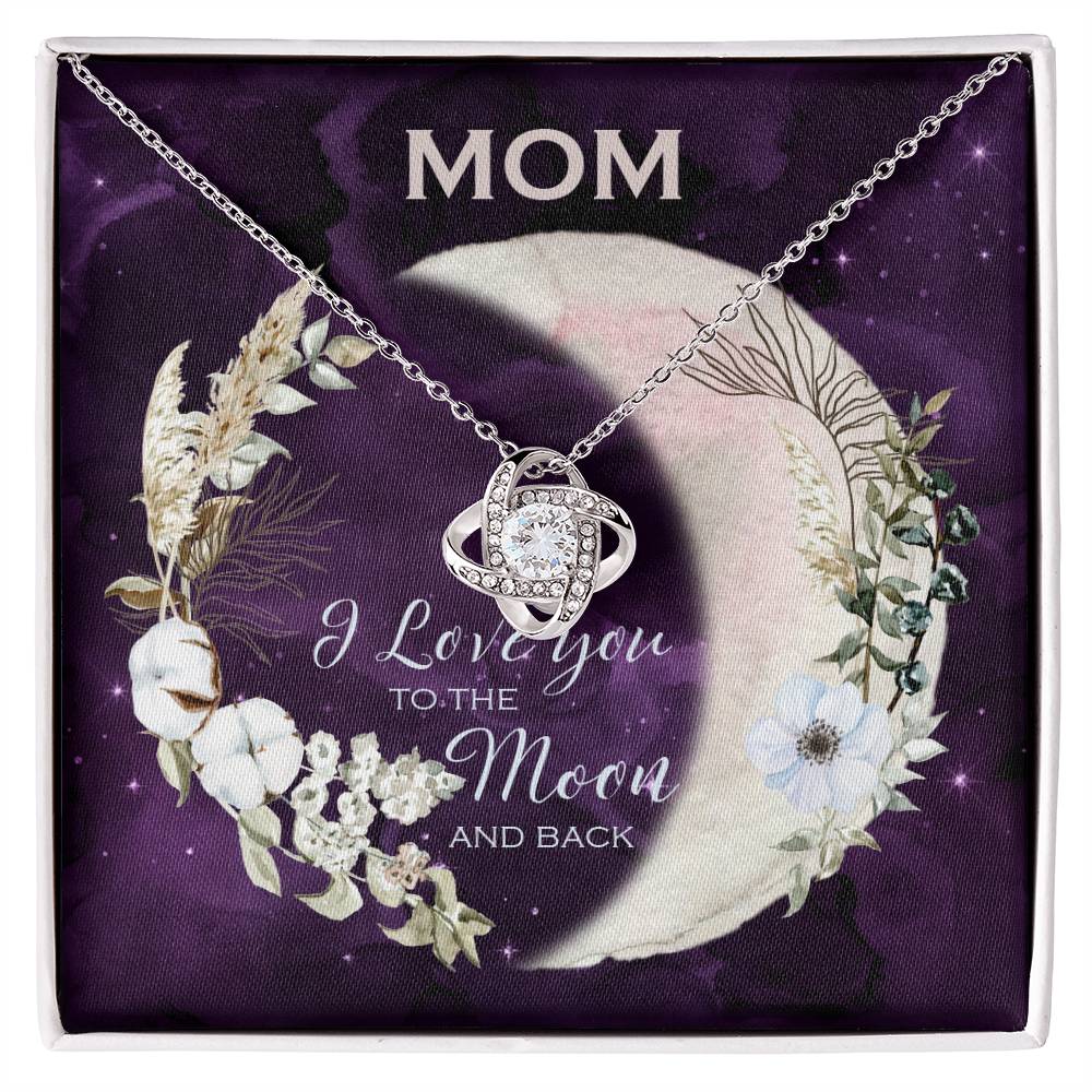 Gift for Mom, I Love You to the Moon and Back, Necklace for Mom, Mother's Day Gift, Women's Jewelry