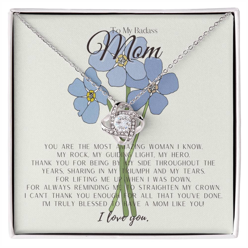 To My Badass Mom Necklace | Badass Mom Gift | Mother’s Day Gift | Birthday Gift | Gift From Daughter | Gift From Son | Birthday Gift for Mom | Birthday Necklace for Mom