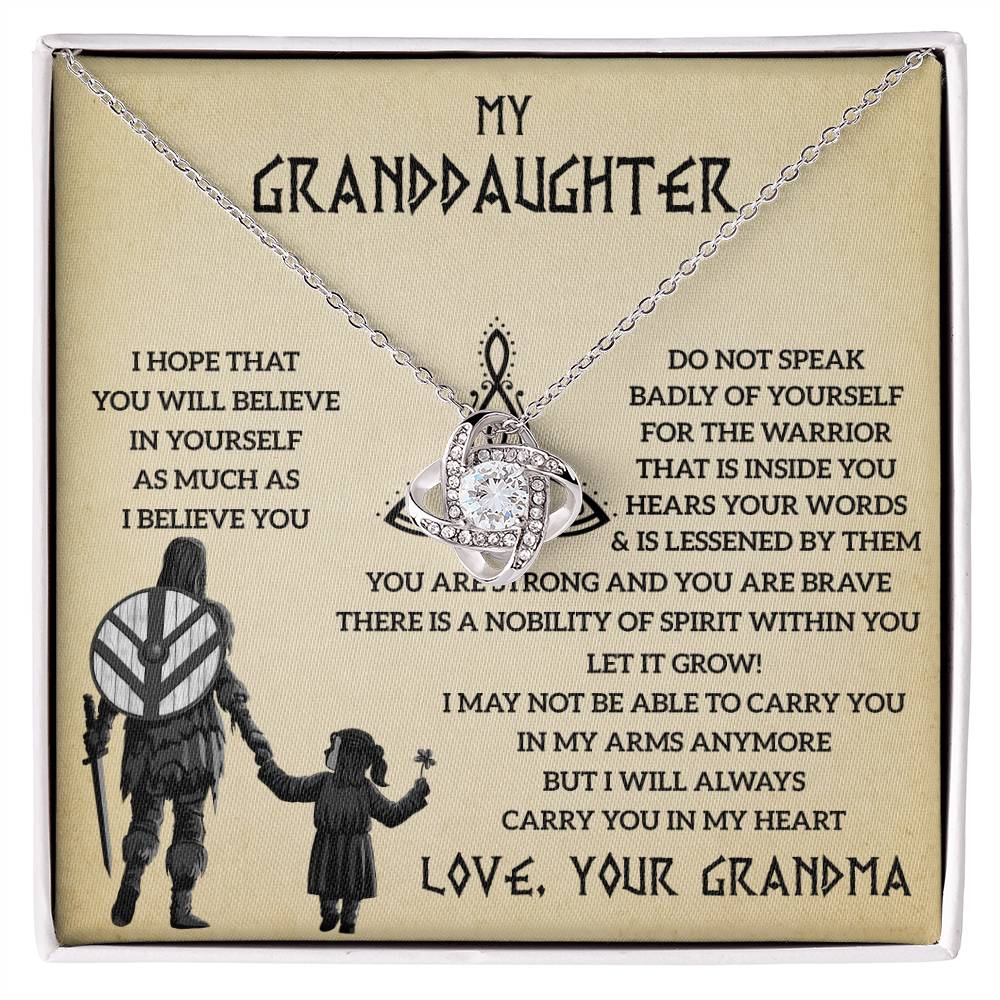 Necklace for Granddaughter - an Eternal Love From Grandma