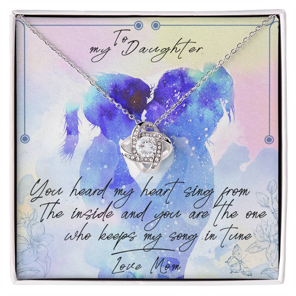 [New Stock] to My Daughter - My Heart Beats for You - Necklace