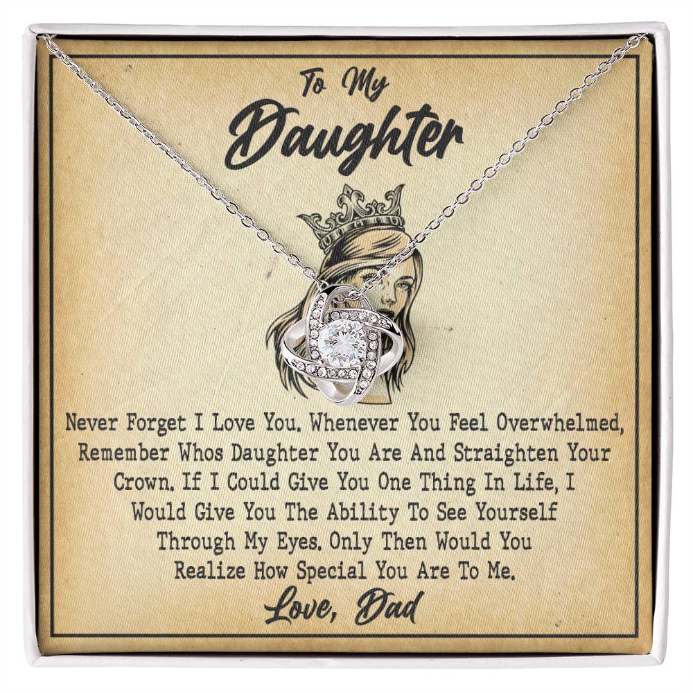 (Almost Gone) to My Daughter - Crown - Necklace