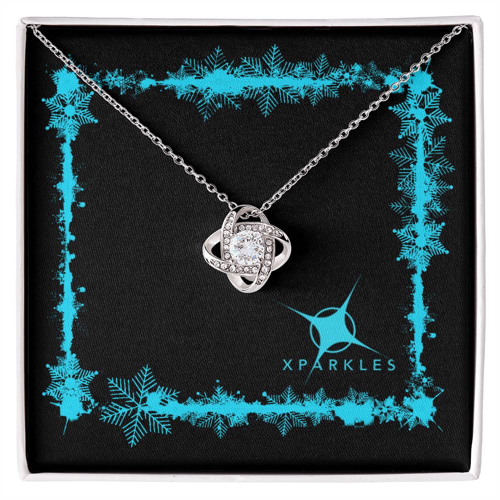 Xparkles Love Knot Necklace
