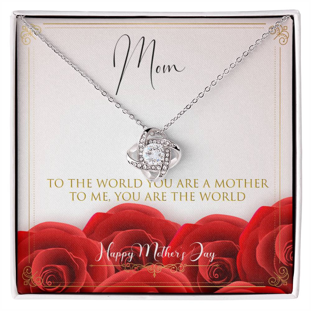 Happy Mother´s Day Love Knot Necklace