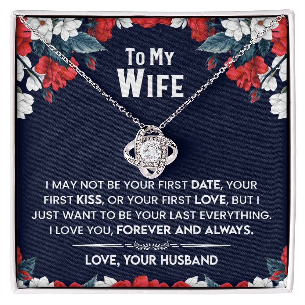 Limited Edition Love Knot Necklace Gift for Wife