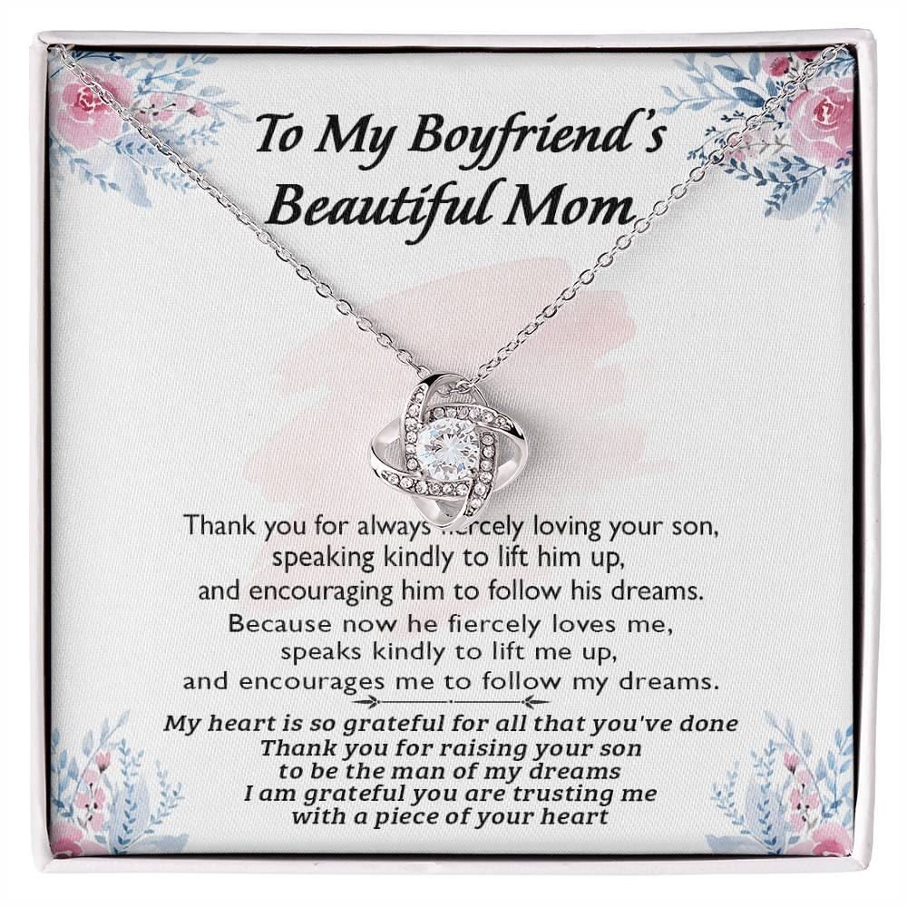 (Almost Gone) Gift for Boyfriend's Mom - Thank You for Always Fiercely Loving Your Son - Love Knot