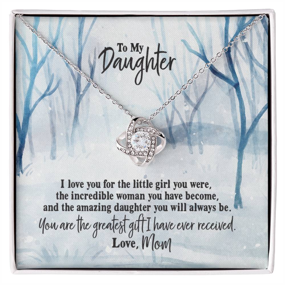 Greatest Gift Necklace for Daughter