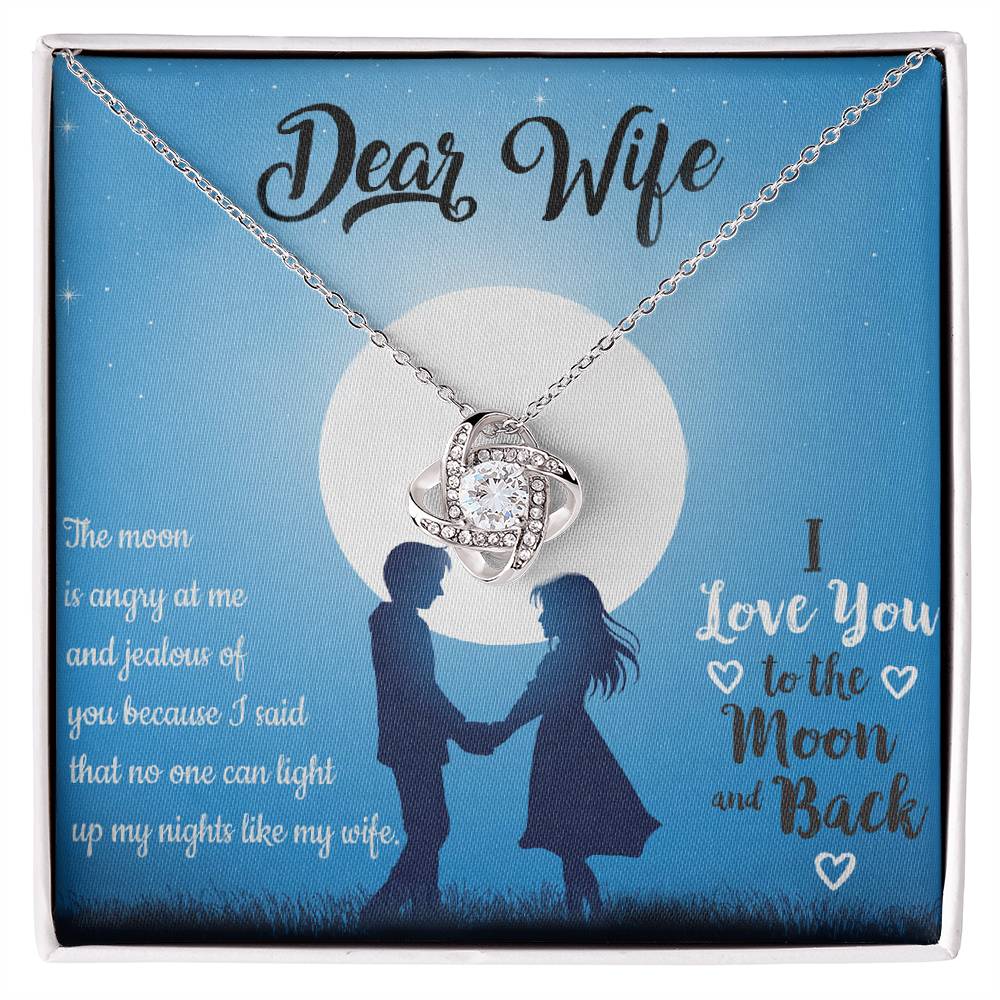 Dear Wife - I Love You - 925 Sterling Silver Pendant