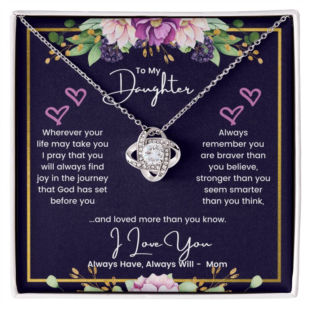 To My Daughter - You Are Loved - Necklace
