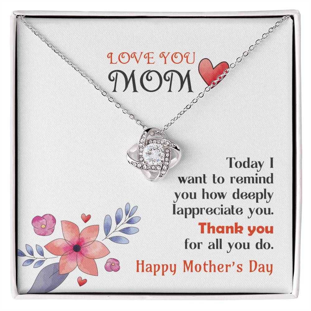 Love You Mom Necklace