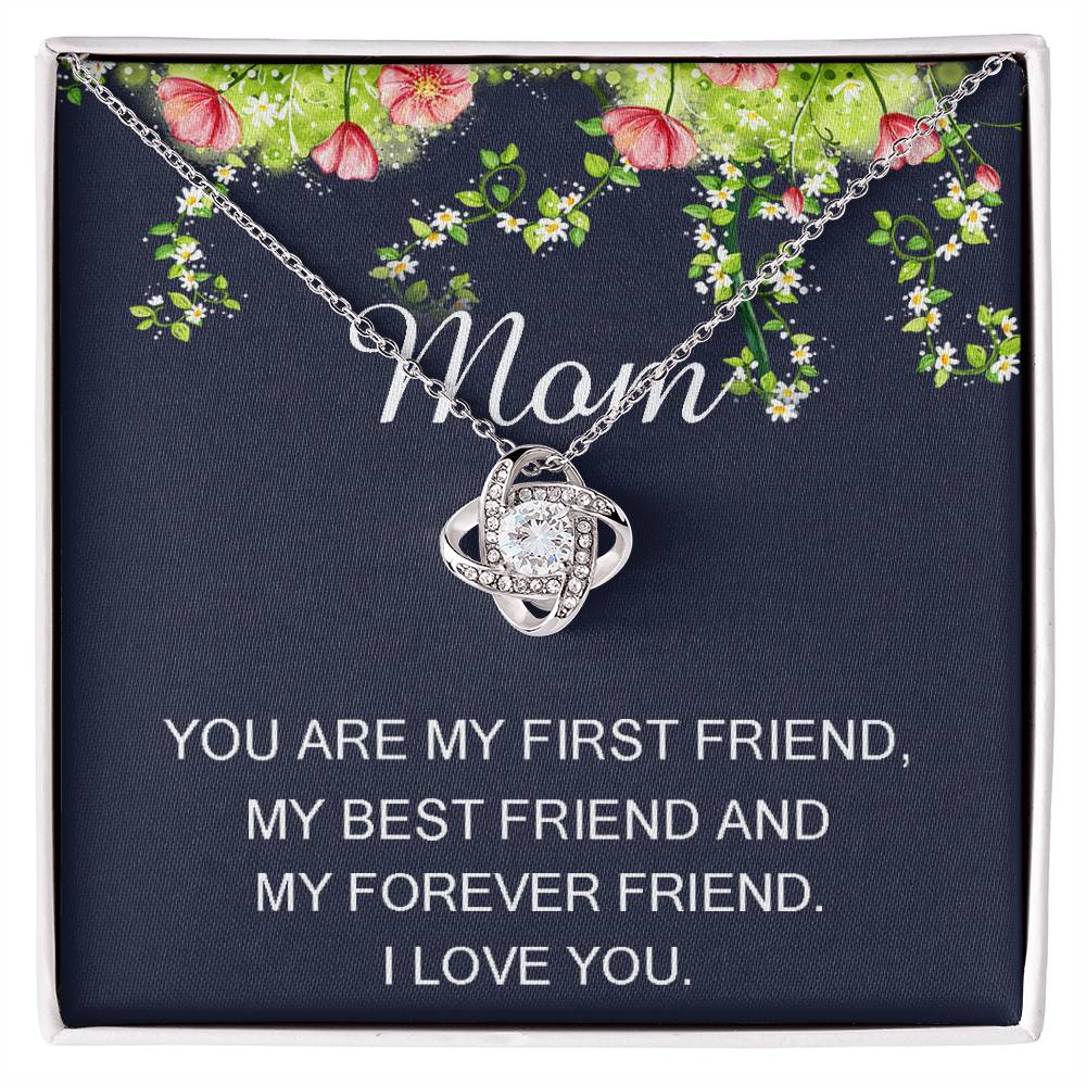 Necklace Gift for Mom • Mother's Day Gift • Birthday Gift for Mom • Mom Gift From Daughter • Mom Gift From Son • Mothers Day Love Knot Necklace