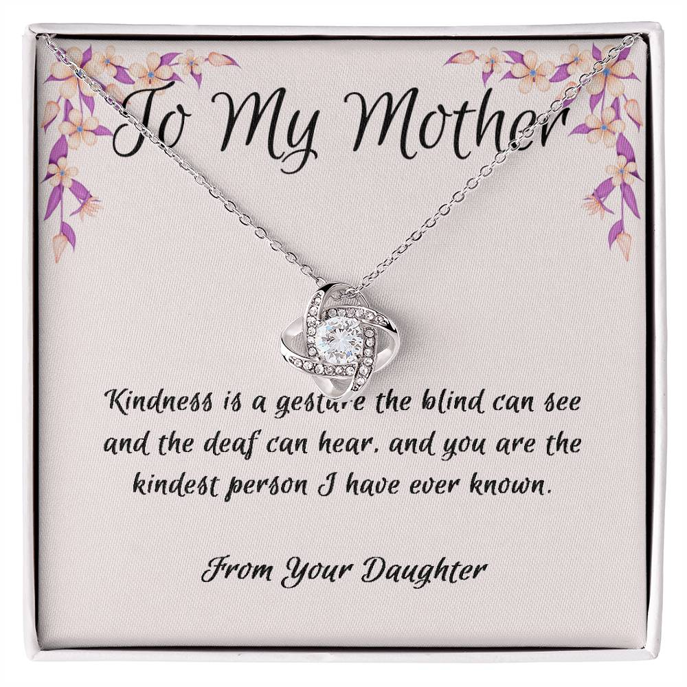 To My Mother - From Your Daughter - Necklace
