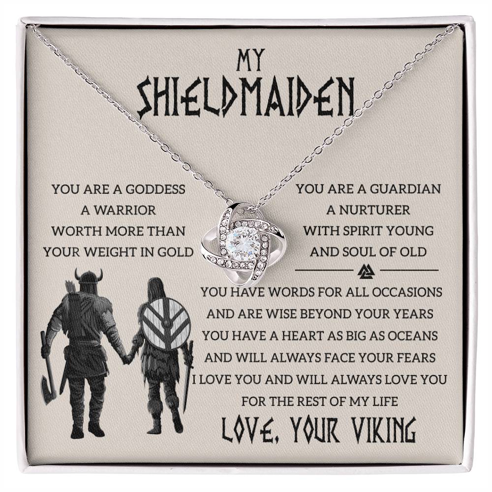 Shieldmaiden Love Knot Necklace From Beloved Viking