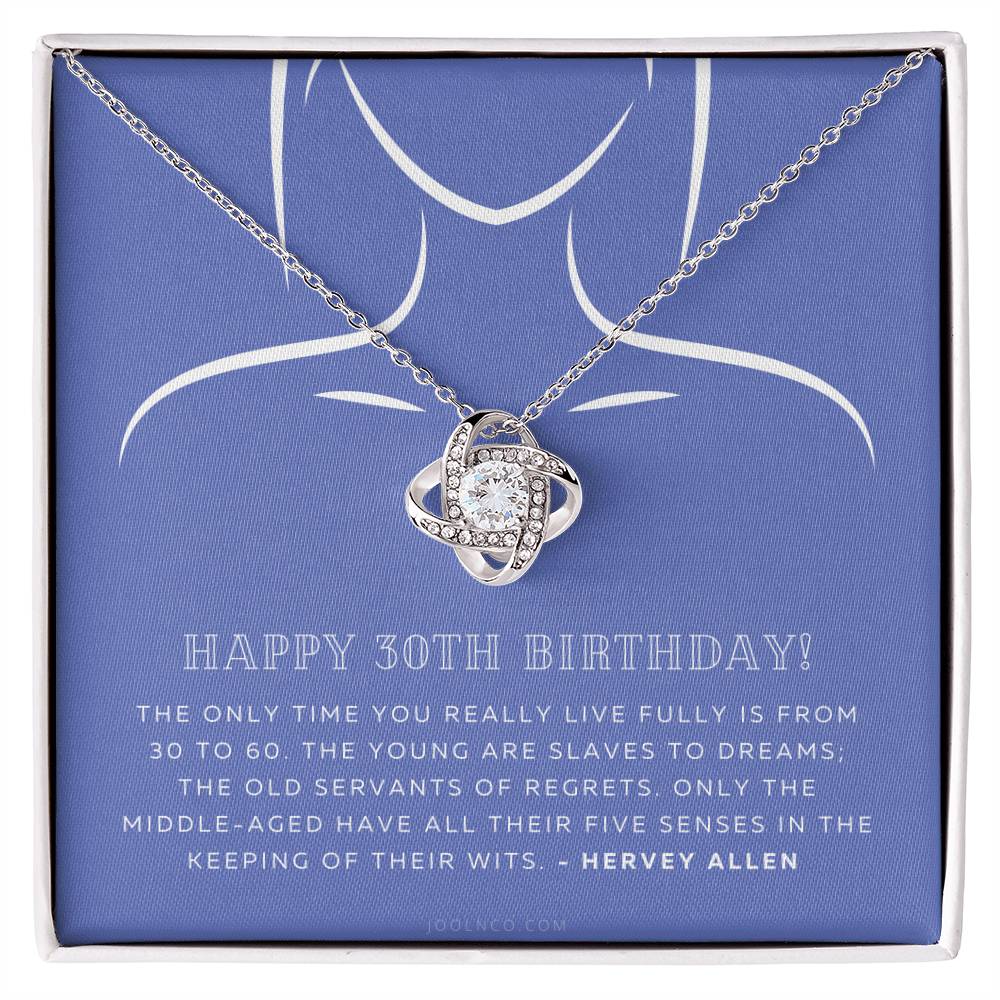30th Birthday Gift for Her, 30th Birthday Gift for Women, 30th Birthday Gift Necklace, Happy 30th Birthday, Friend 30th Birthday