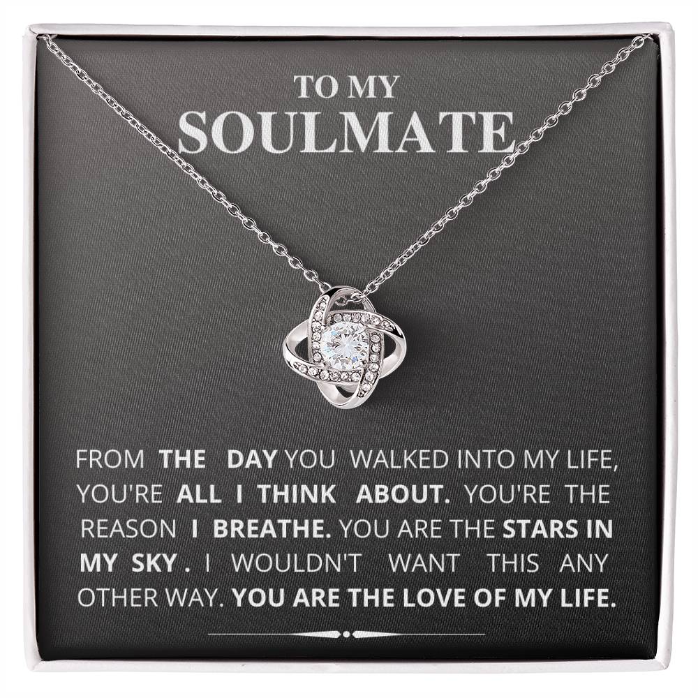 To My Soulmate - Love Knot Necklace (New Arrival)