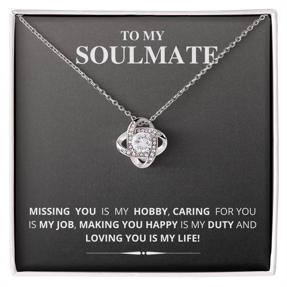 To My Soulmate - Love Knot Necklace (New Arrival)
