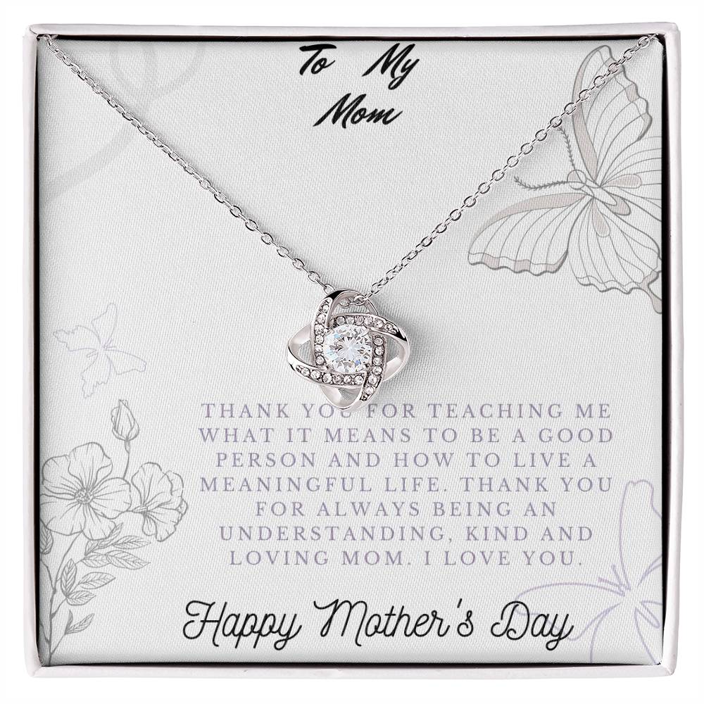 Happy Mother's Day_ Love Knot Neckace