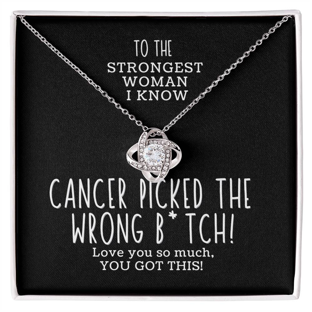 Cancer Support Necklace - Chemo Support Necklace - Gift for Strength and Encouragement