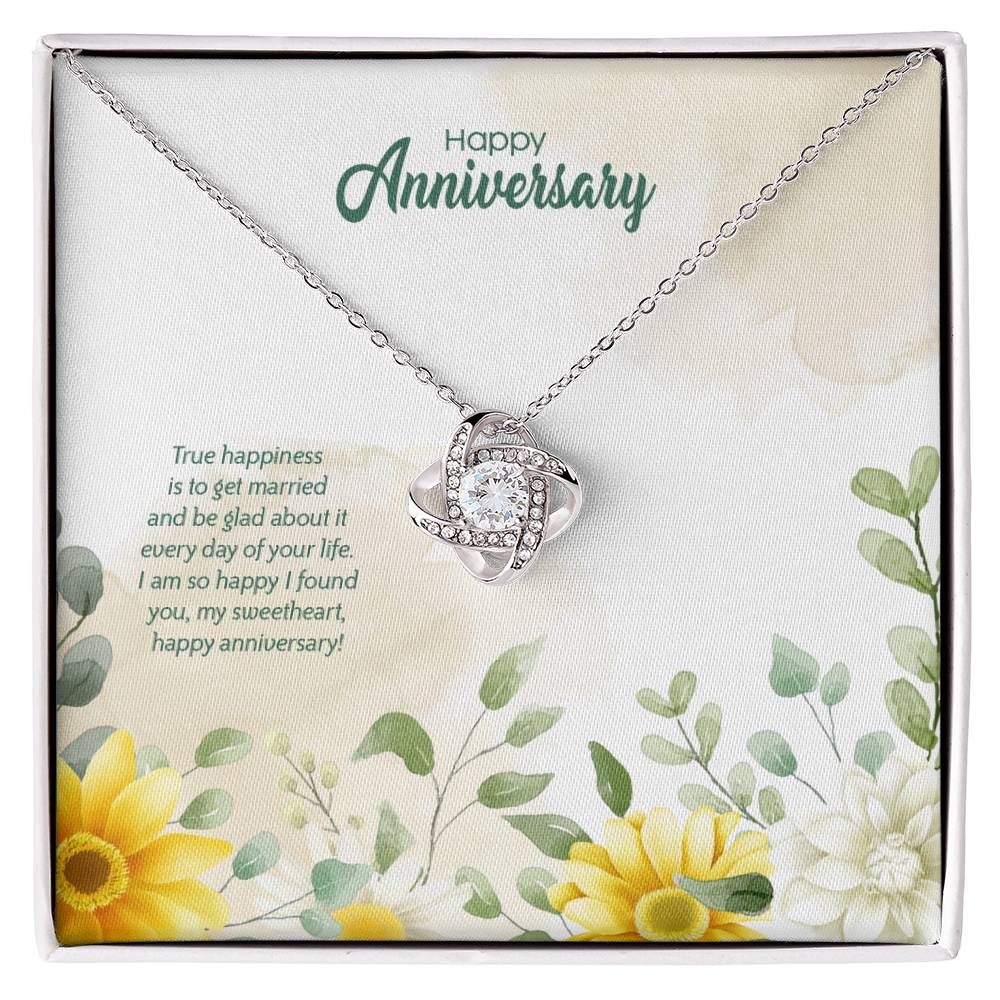 (Anniversary Edition) Happily Married - Love Knot Necklace