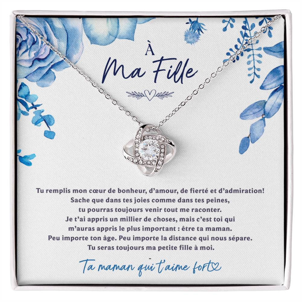 À Ma Fille - De Ta Maman Qui T'aime Fort - Collier