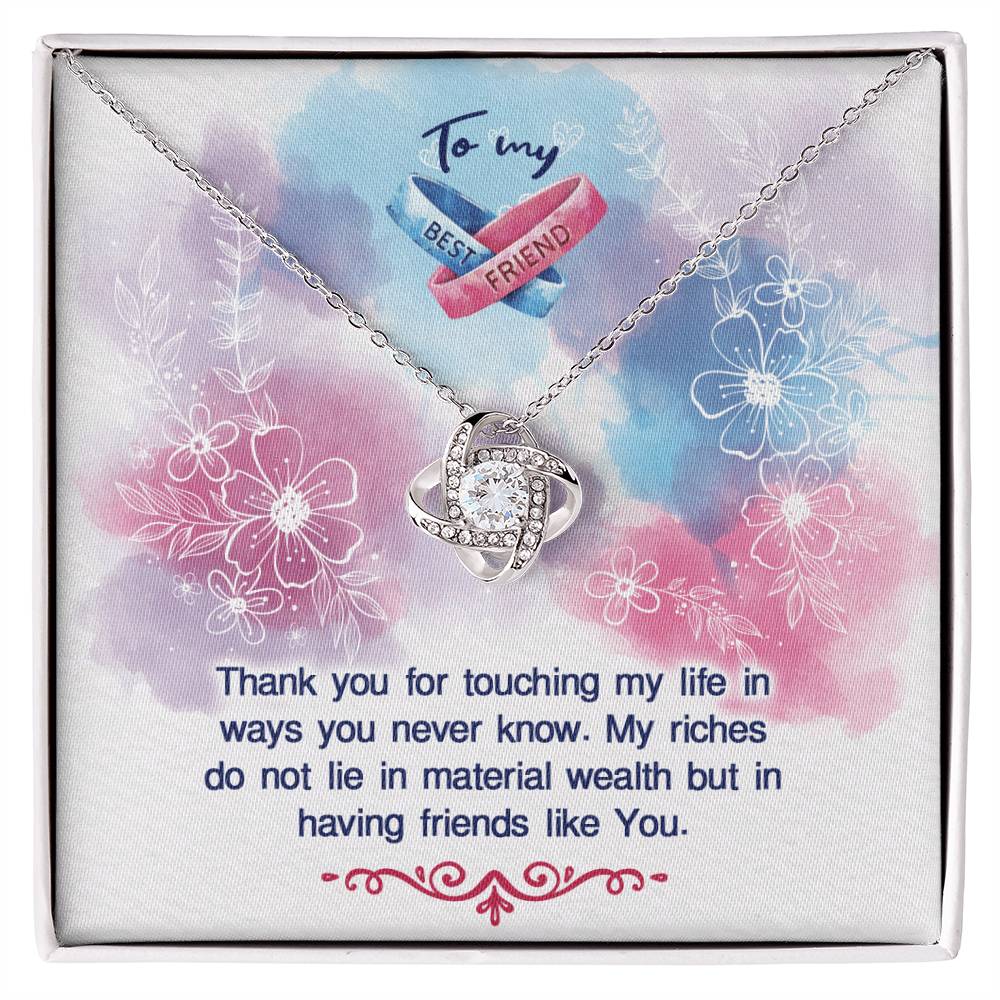 Friendship Knot Necklace - the Perfect Gift for Best Friend