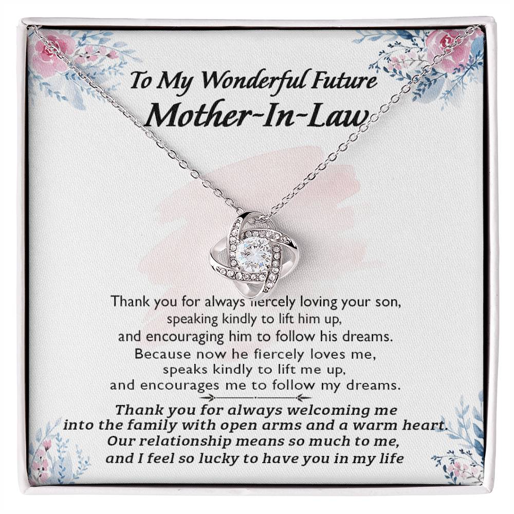 (Almost Gone) Gift for Future Mother-In-Law - Lift Him Up - Love Knot