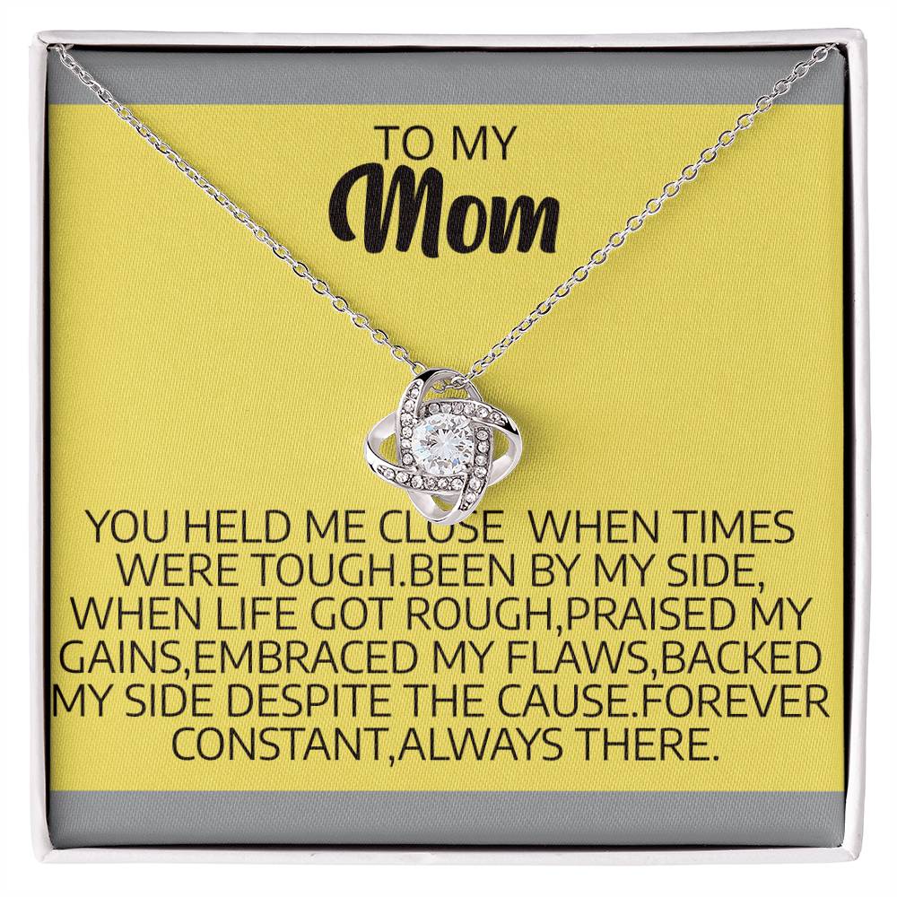 (Almost Gone) Held Me Close- Mom Necklace