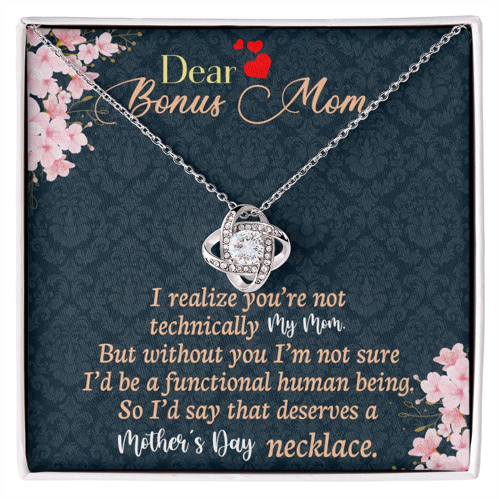 Bonus Mom - Mother's Day Necklace