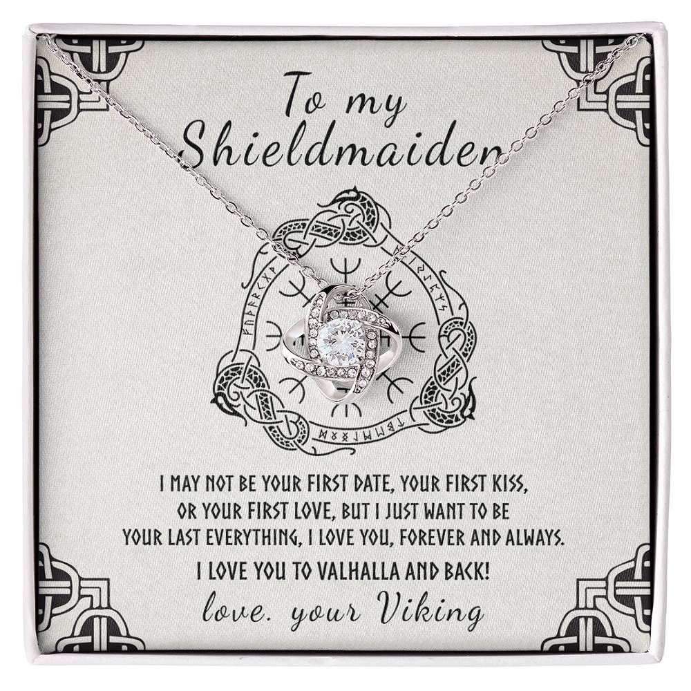 To My Shieldmaiden Necklace, Love You Forever and Always