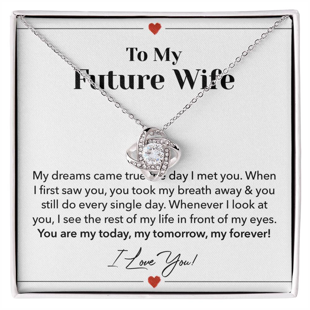 Future Wife Love Knot Necklace