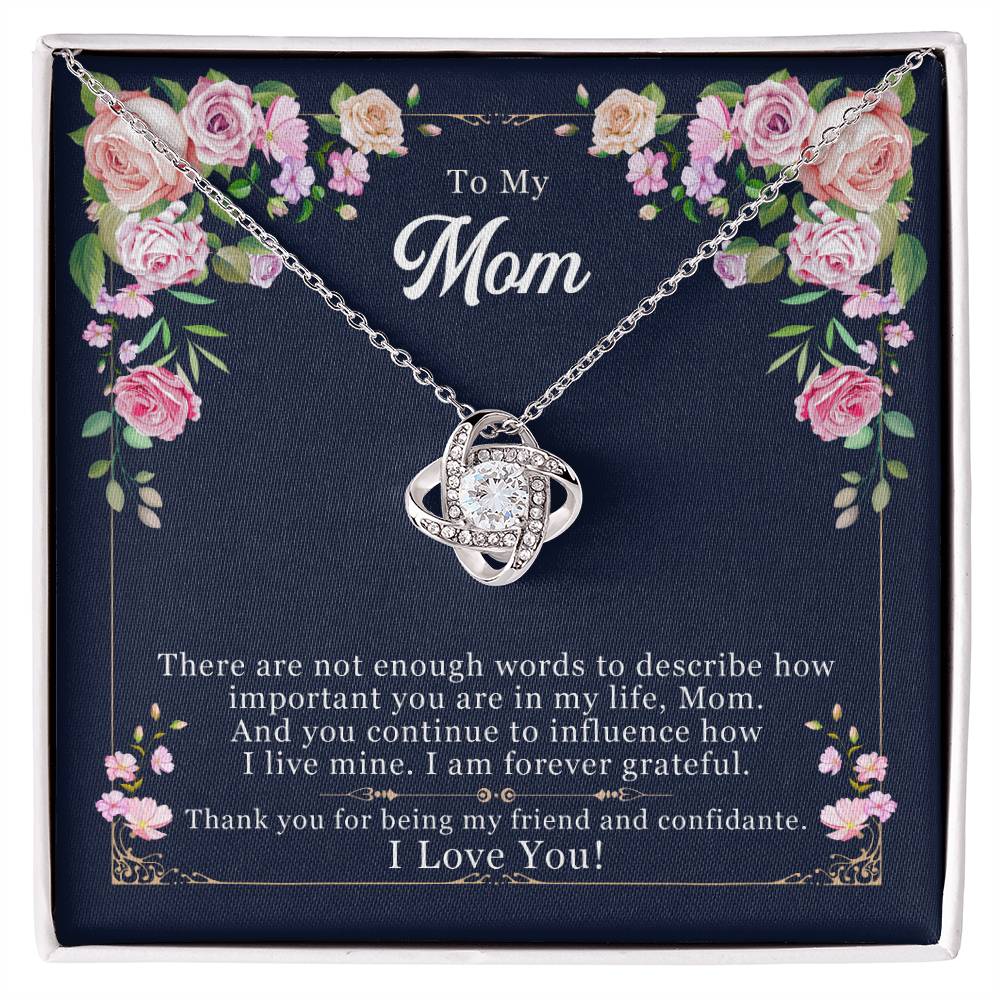 To My Mom Necklace, Gift for Mother, Mother's Day Gift Idea, Mom Gift From Daughter, Mom Gift From Son