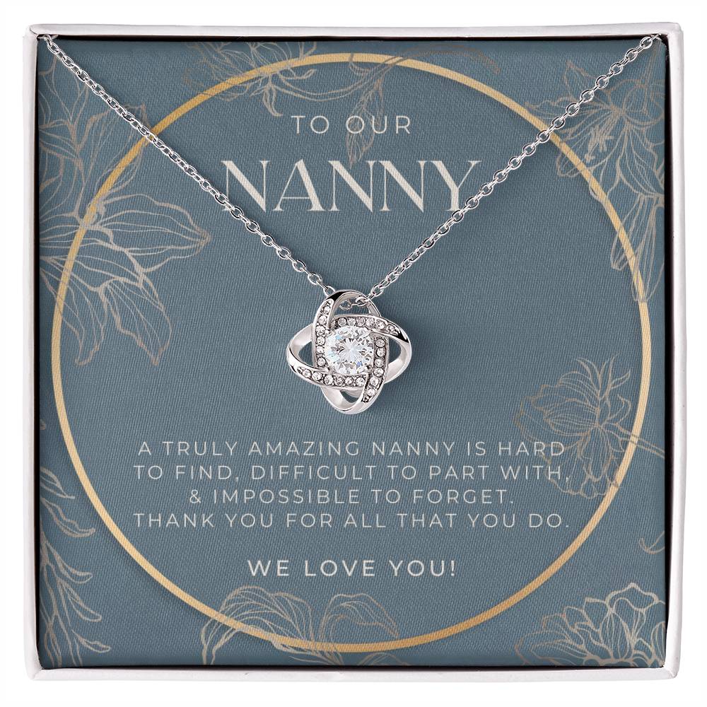 Nanny Gift, Nanny Necklace Gift, Best Nanny Gift, Nanny Thank You Gift, Nanny Appreciation Necklace Gift, Thank You Nanny Necklace Gift, Best Nanny Ever Gift