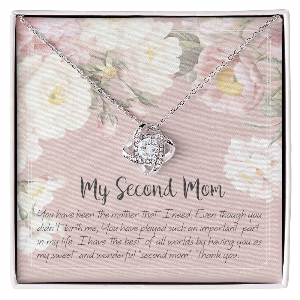 To My Second Mom - Love Knot Necklace