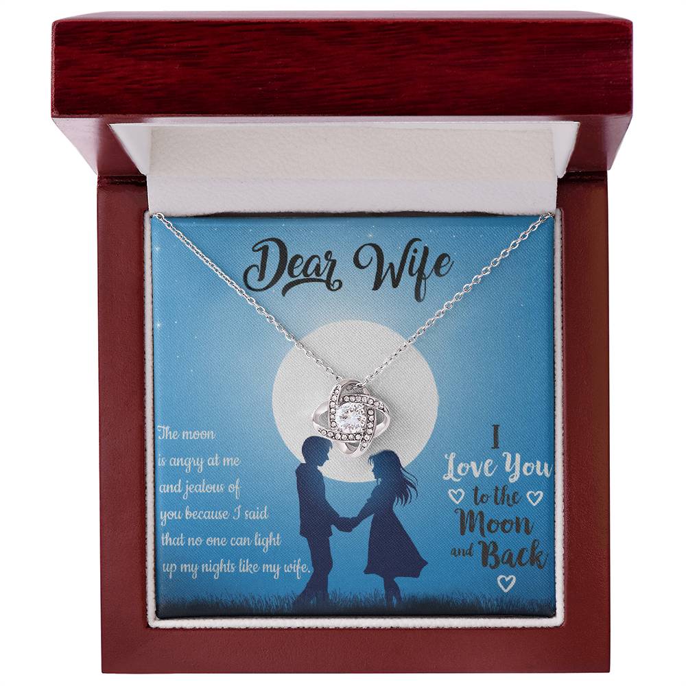 Dear Wife - I Love You - 925 Sterling Silver Pendant