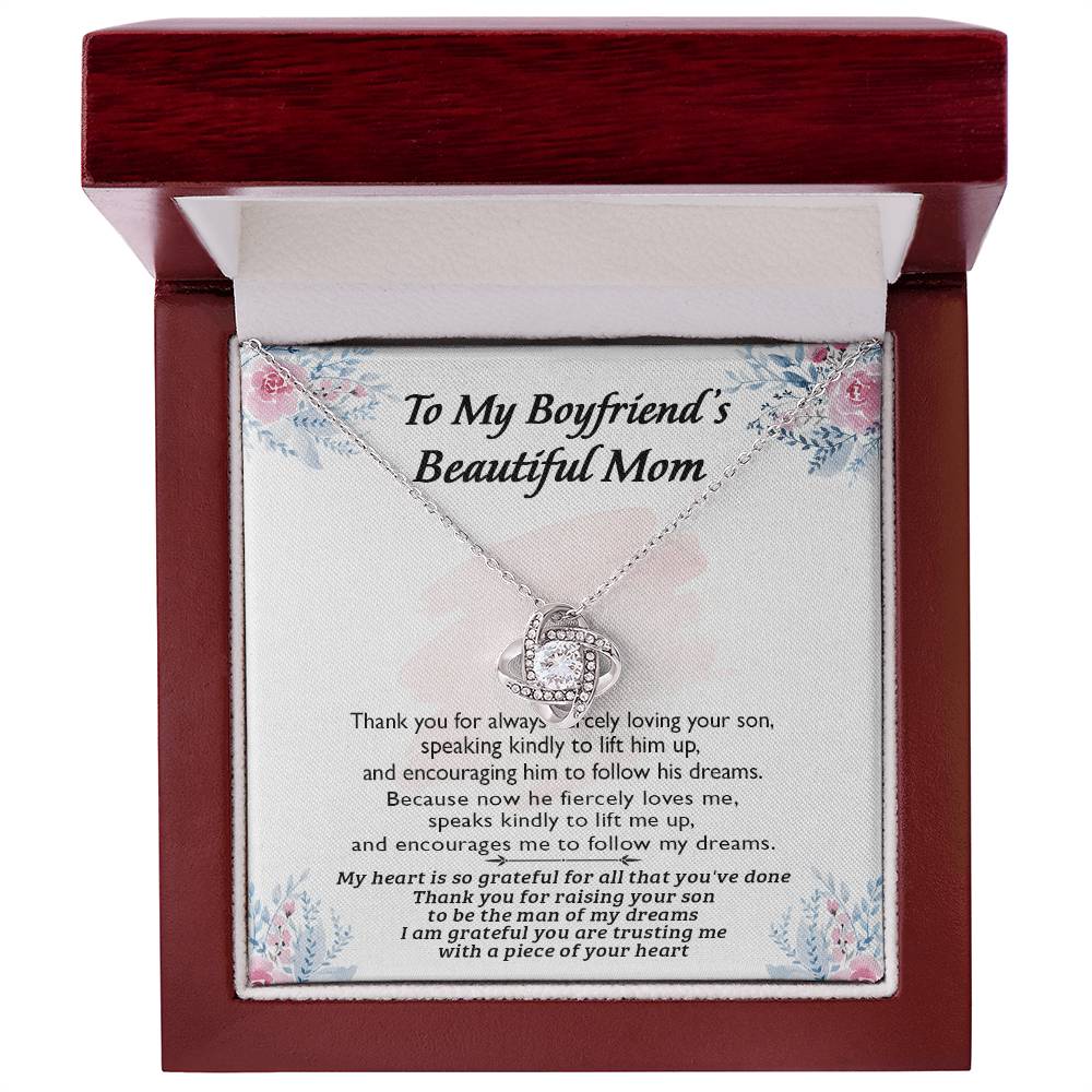 (Almost Gone) Gift for Boyfriend's Mom - Thank You for Always Fiercely Loving Your Son - Love Knot