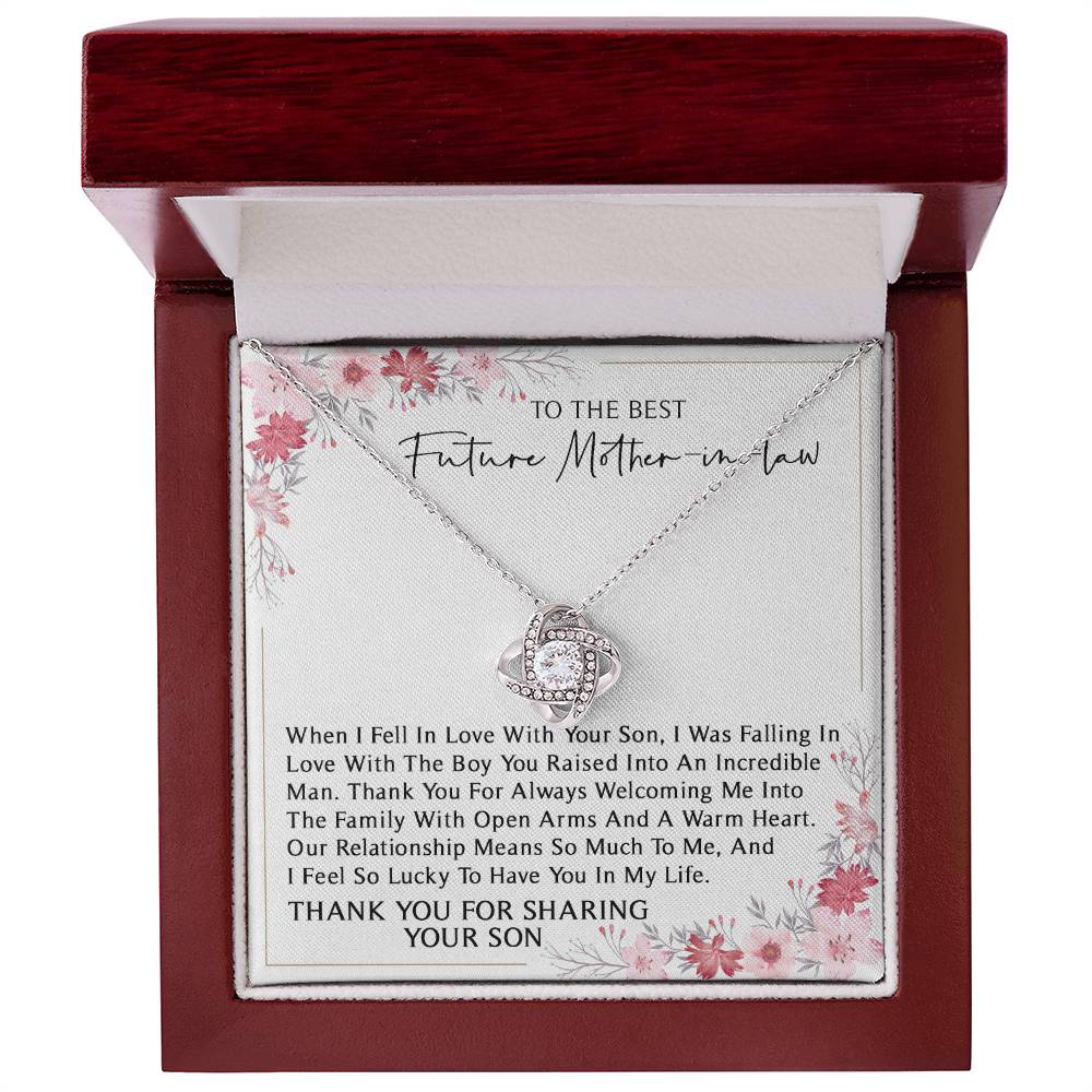 Mother of the Groom Gifts From Bride, Future Mother in Law Necklace, Mother in Law Wedding Gift