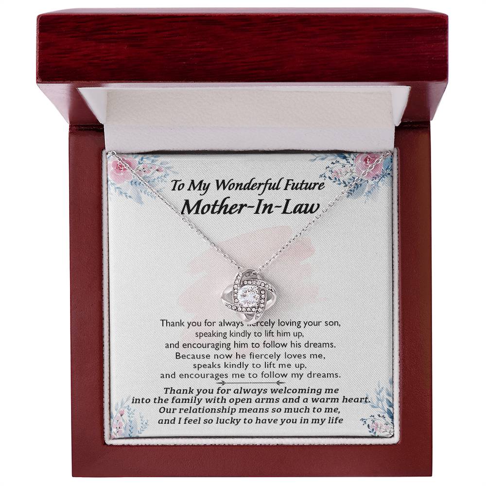 (Almost Gone) Gift for Future Mother-In-Law - Lift Him Up - Love Knot