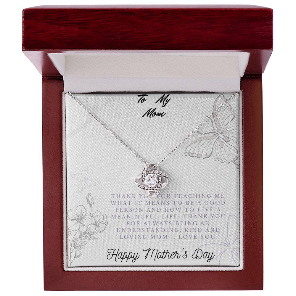 Happy Mother's Day_ Love Knot Neckace