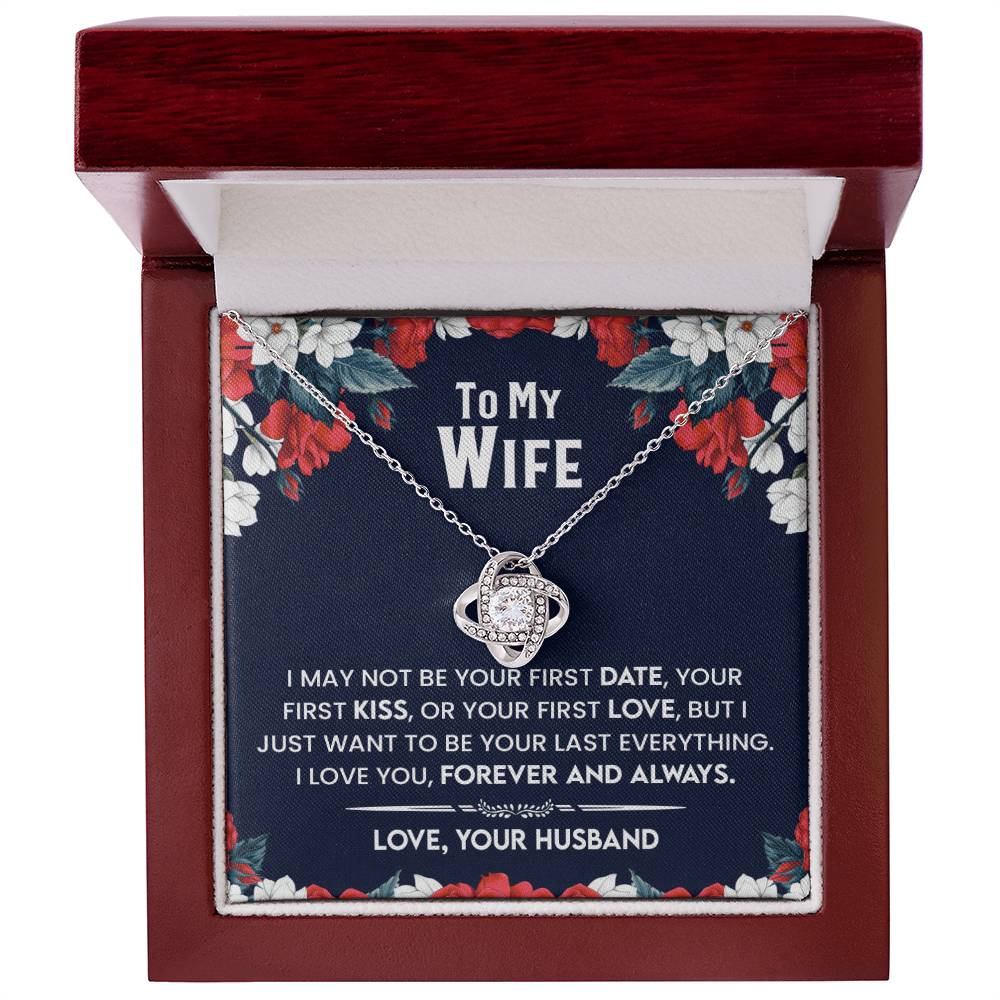 Limited Edition Love Knot Necklace Gift for Wife