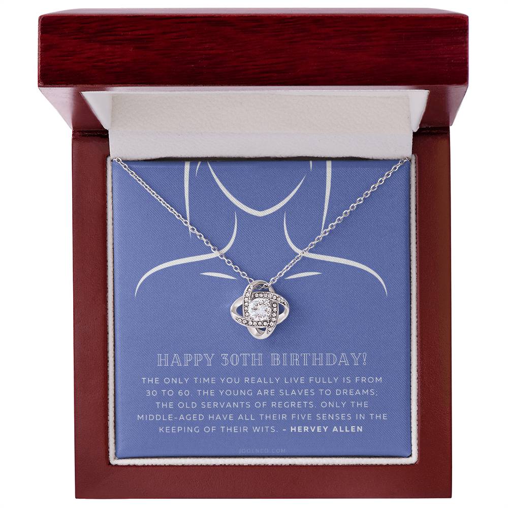 30th Birthday Gift for Her, 30th Birthday Gift for Women, 30th Birthday Gift Necklace, Happy 30th Birthday, Friend 30th Birthday