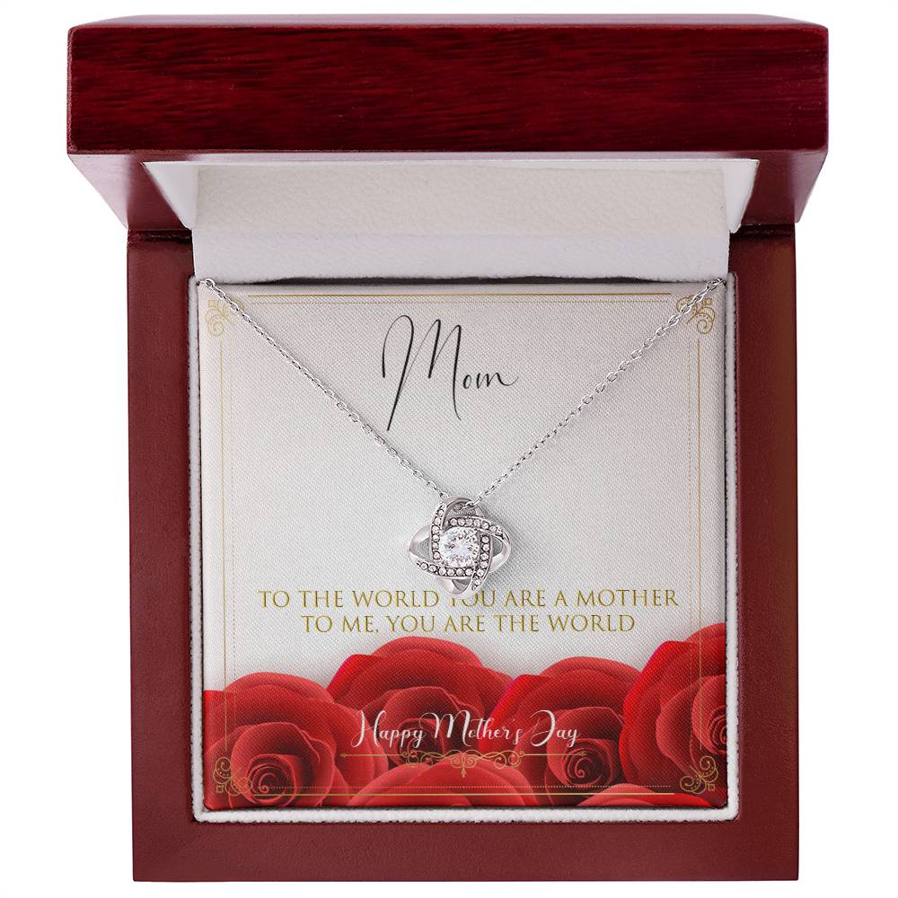 Happy Mother´s Day Love Knot Necklace