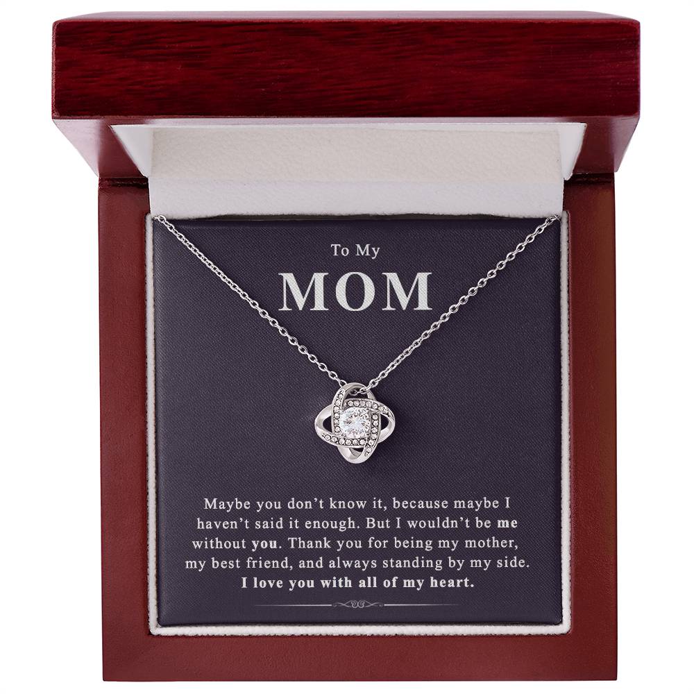 (Almost Sold Out) to My Mom - Love Knot Necklace - Perfect Gift for Mothers Day